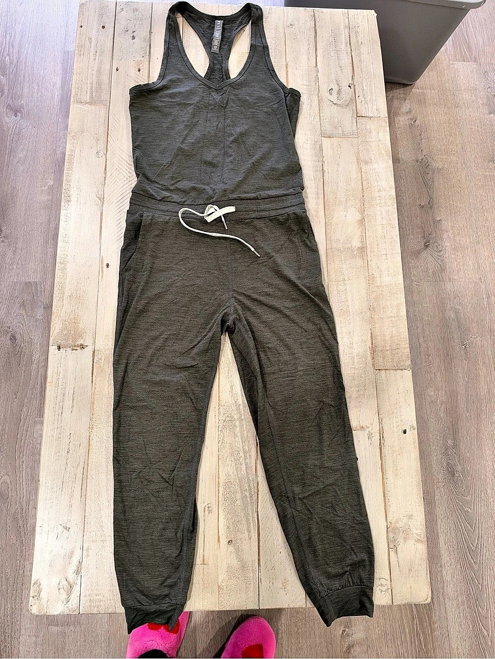 Vuori Lux One-Piece Jumpsuit – Gray – Size XS